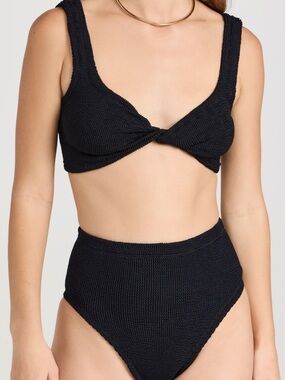 Hunza G Black Jamie Bikini Set